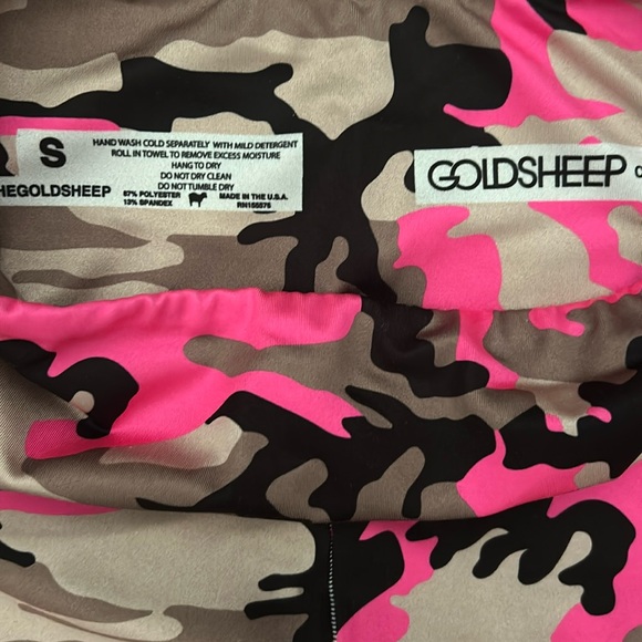Goldsheep Pink Camo Leggings - Picture 3 of 3